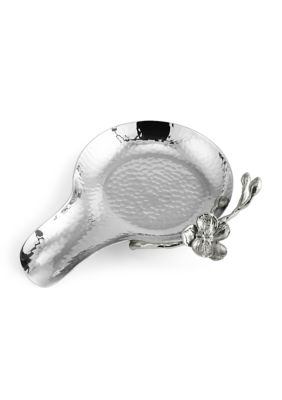 White Orchid Spoon Rest