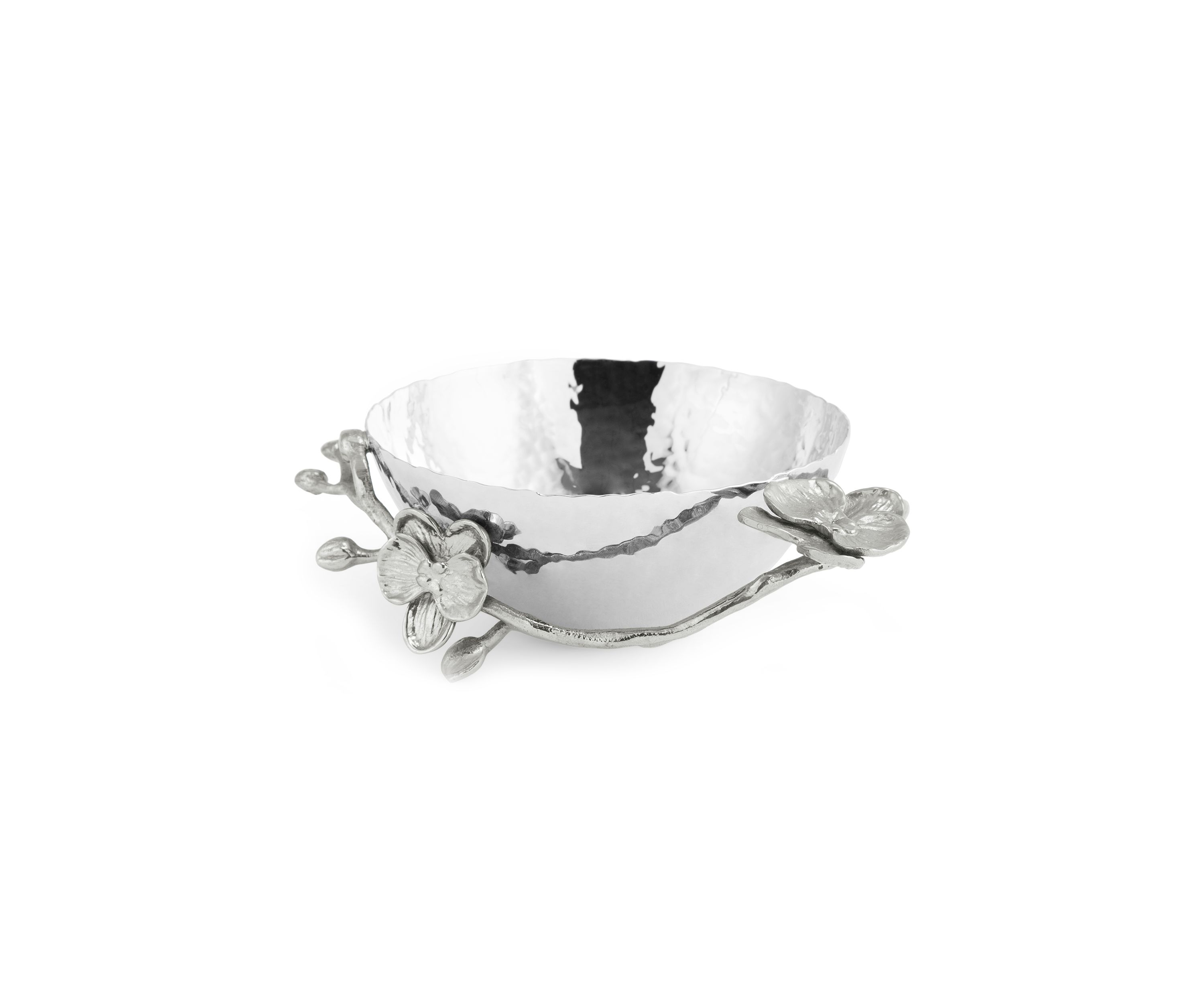 White Orchid Nut Dish