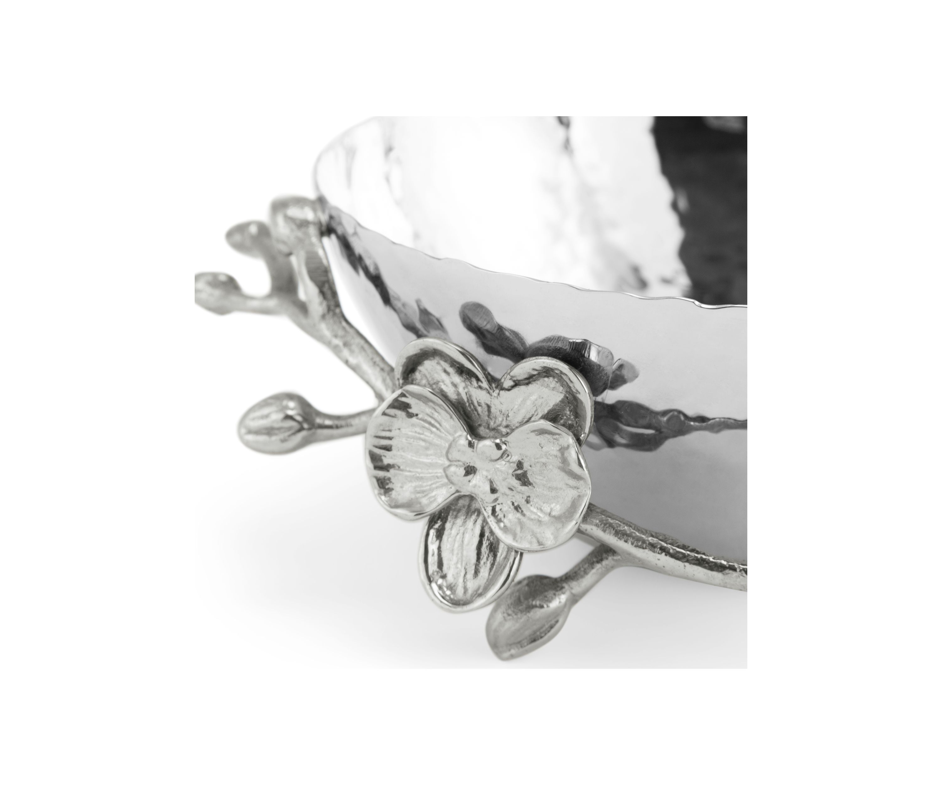 White Orchid Nut Dish