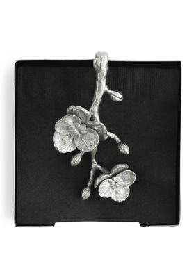 White Orchid Cocktail Napkin Holder