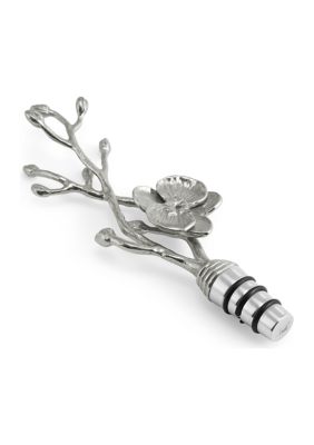 White Orchid Wine Stopper