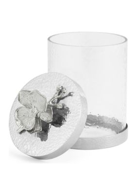 White Orchid Small Canister