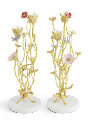 Wildflowers Candleholders Set of 2