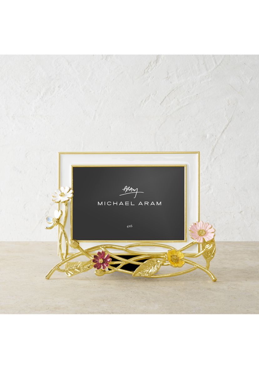 Wildflowers Enamel White 4 x 6 Frame