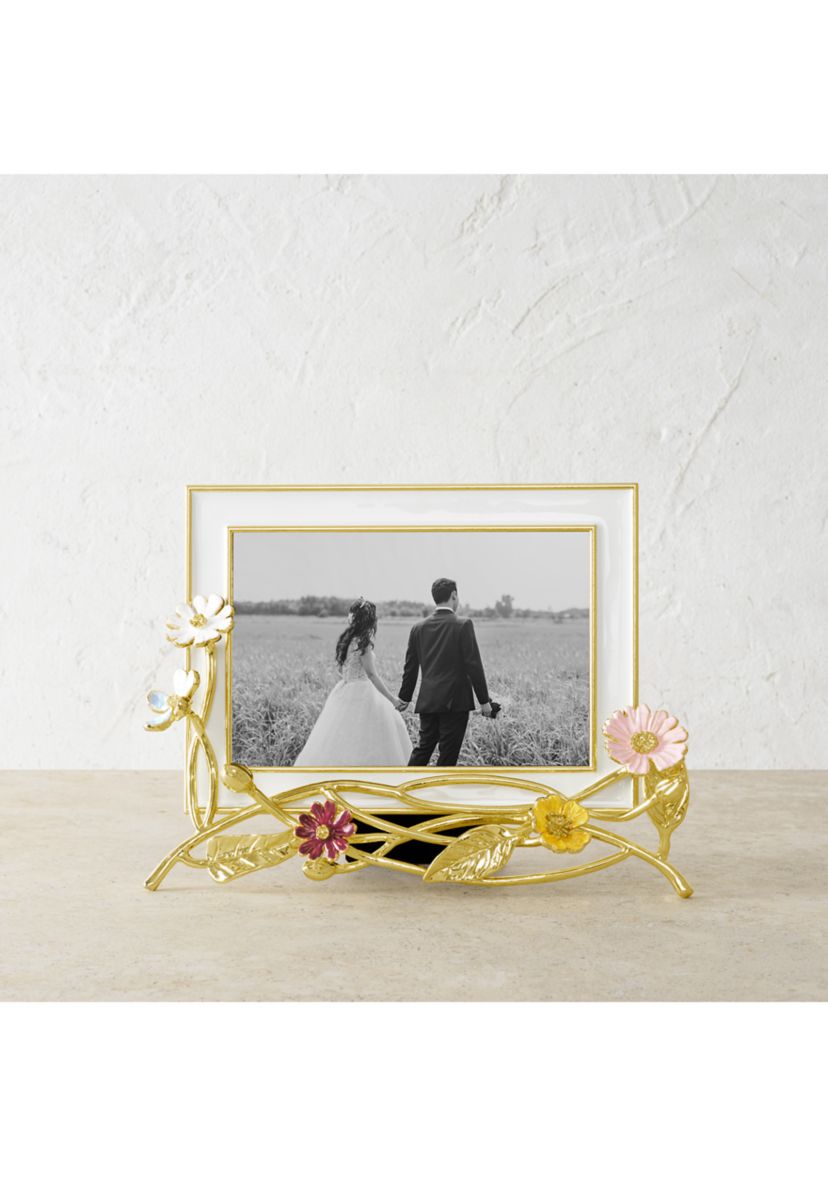Wildflowers Enamel White 4 x 6 Frame
