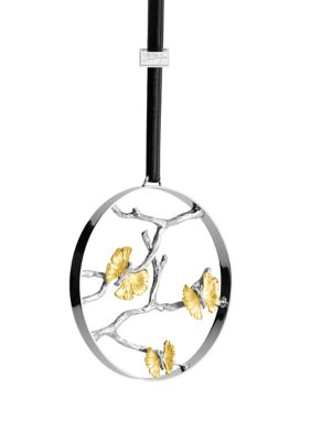 Butterfly Ginkgo Moongate Ornament