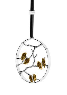 Butterfly Ginkgo Moongate Ornament