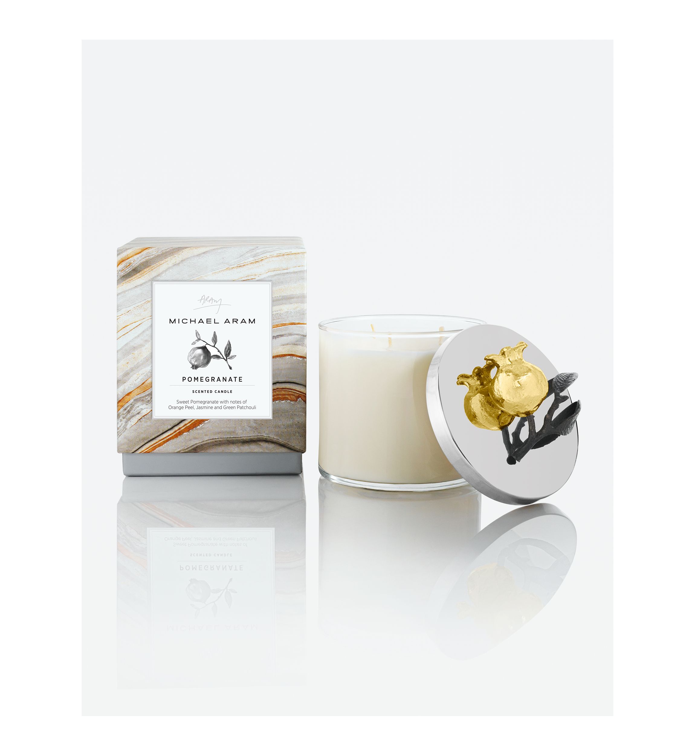Pomegranate Gold Candle
