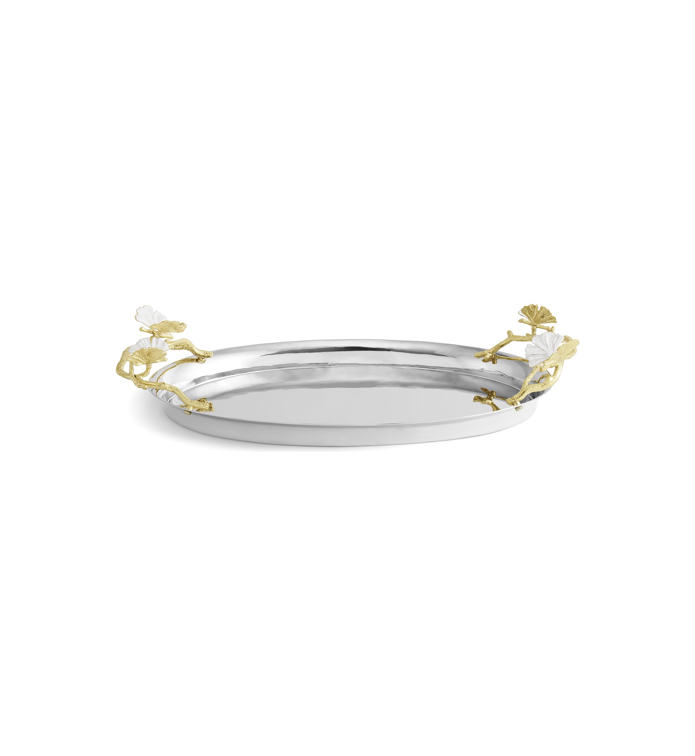 Butterfly Ginkgo Gold Medium Tray