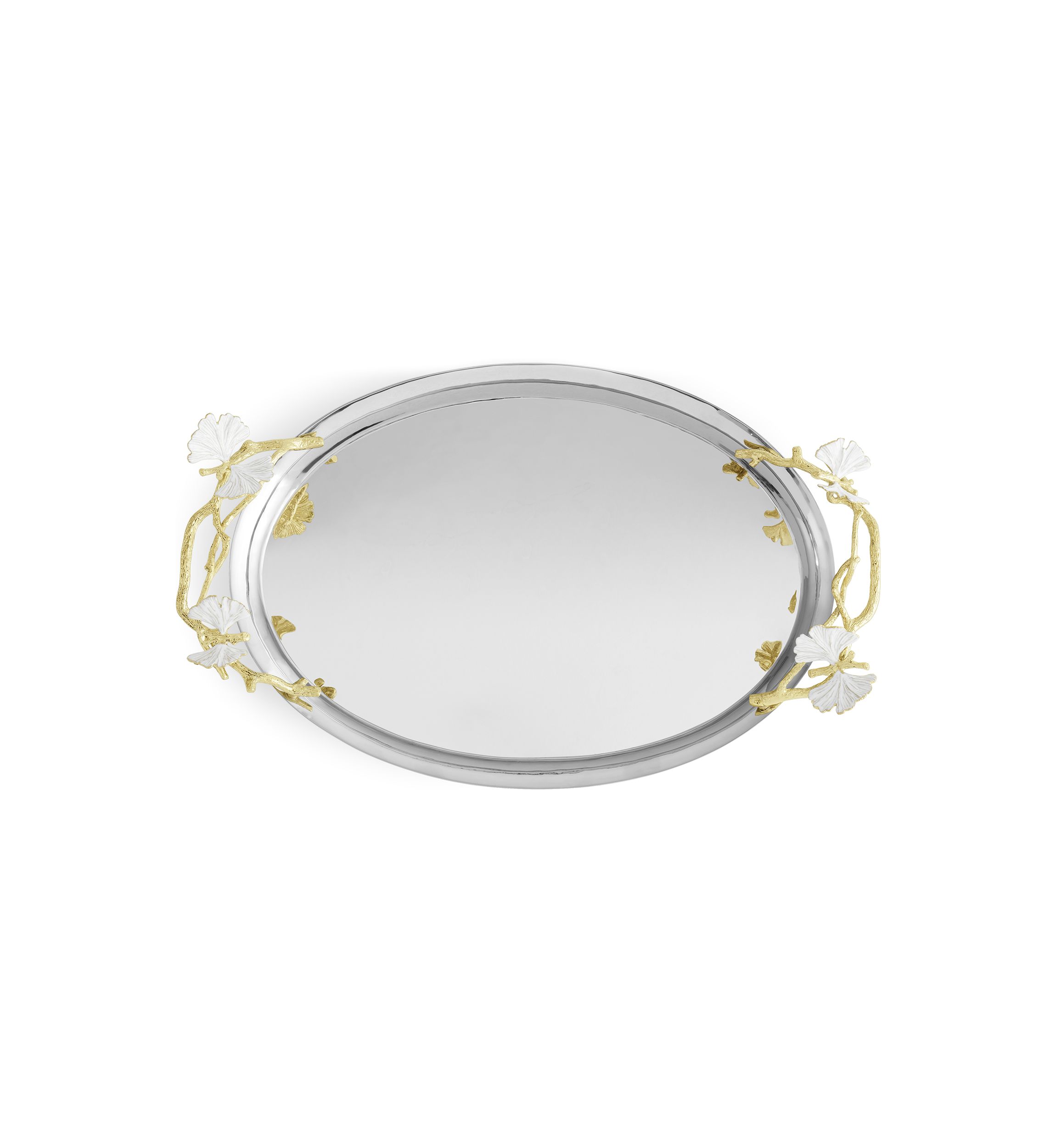 Butterfly Ginkgo Gold Medium Tray