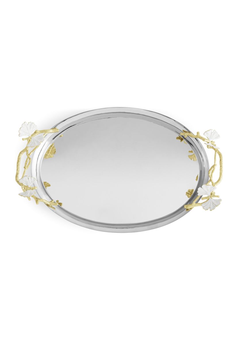 Butterfly Ginkgo Gold Medium Tray