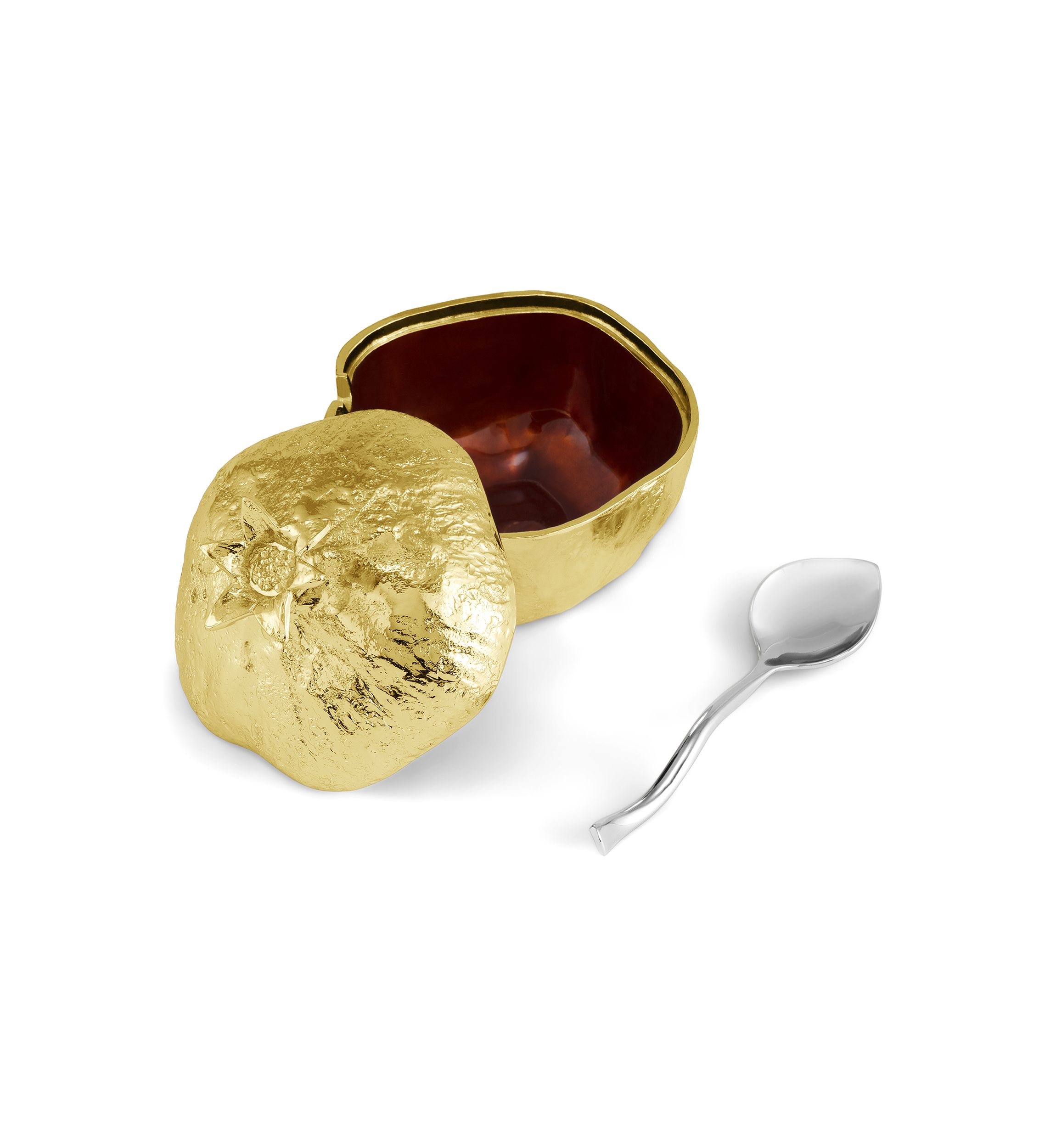Pomegranate Mini Pot with Spoon