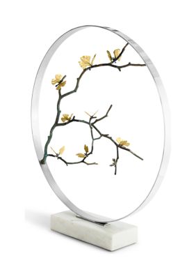 Butterfly Ginkgo 32" Moon Gate Sculpture 