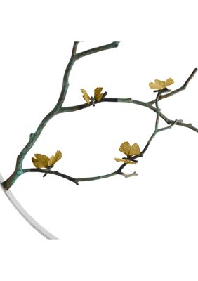 Butterfly Ginkgo 32" Moon Gate Sculpture 