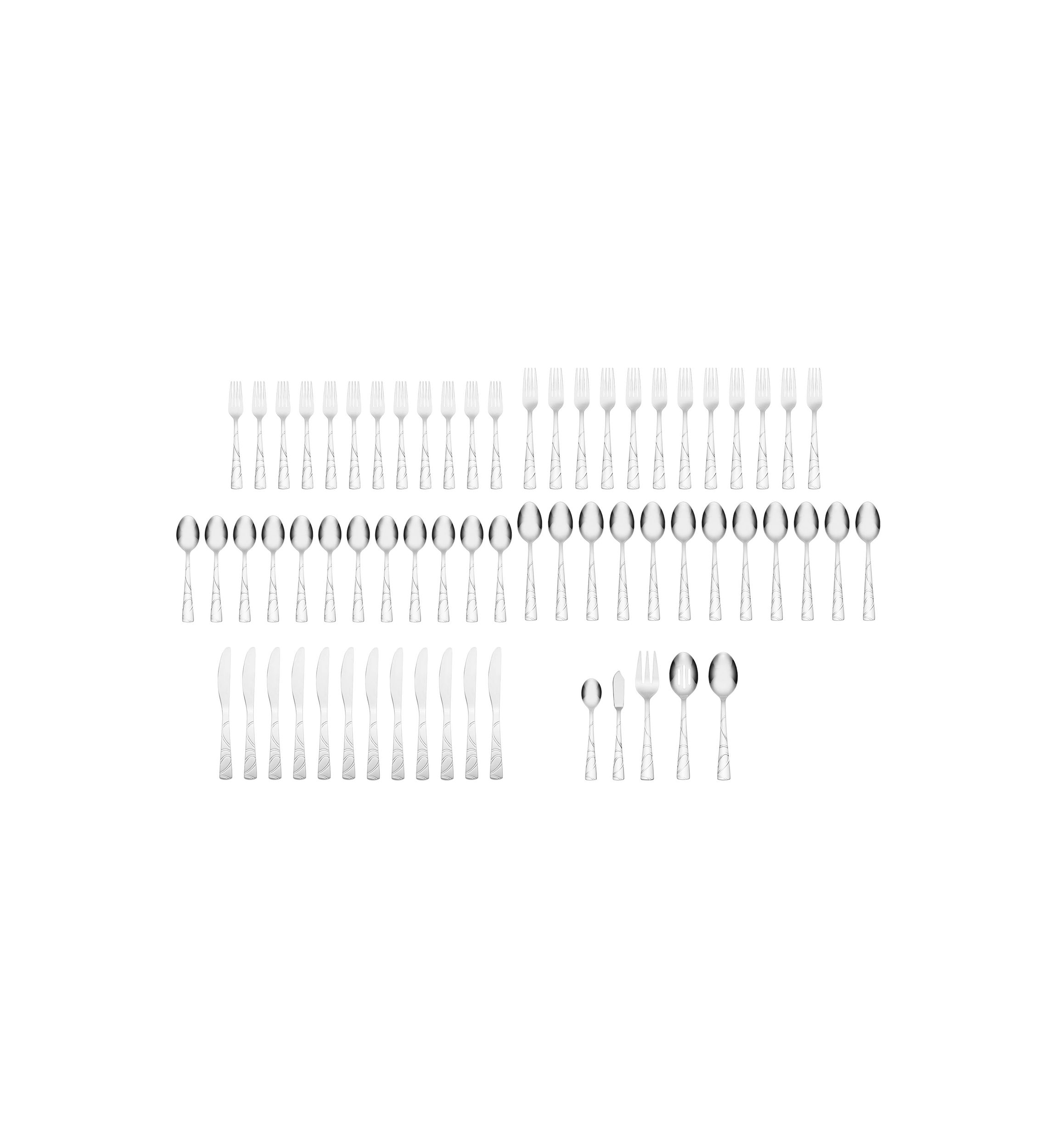Kora Mirror 65-Piece Flatware Set