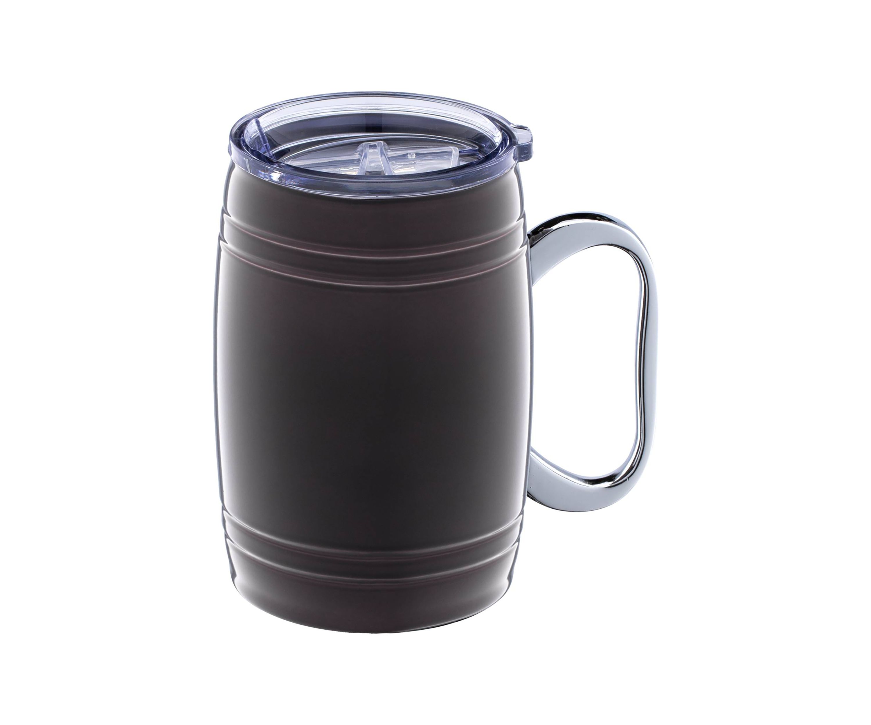 20 Ounce Black Classic Barrel Beer Mug