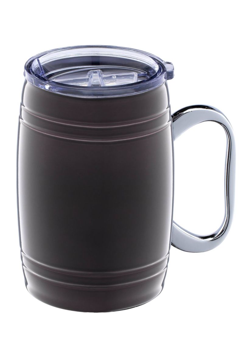 20 Ounce Black Classic Barrel Beer Mug