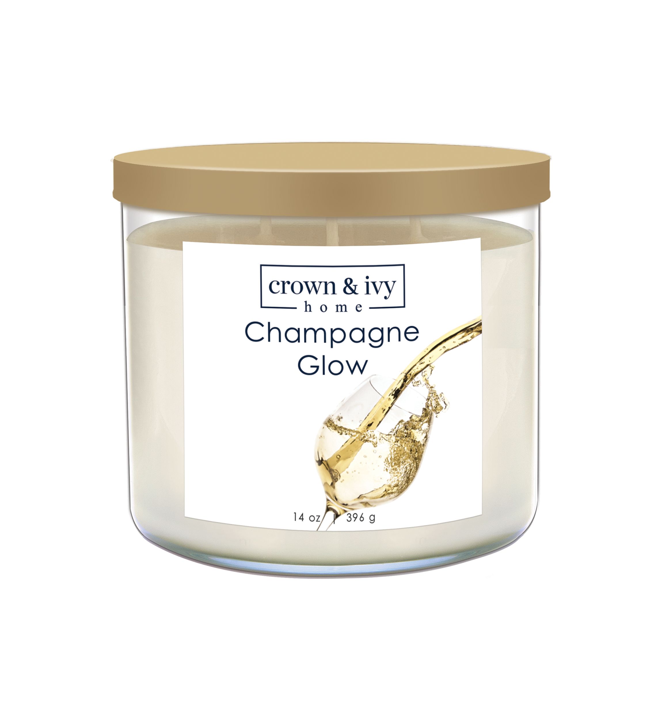 Champagne Glow Candle