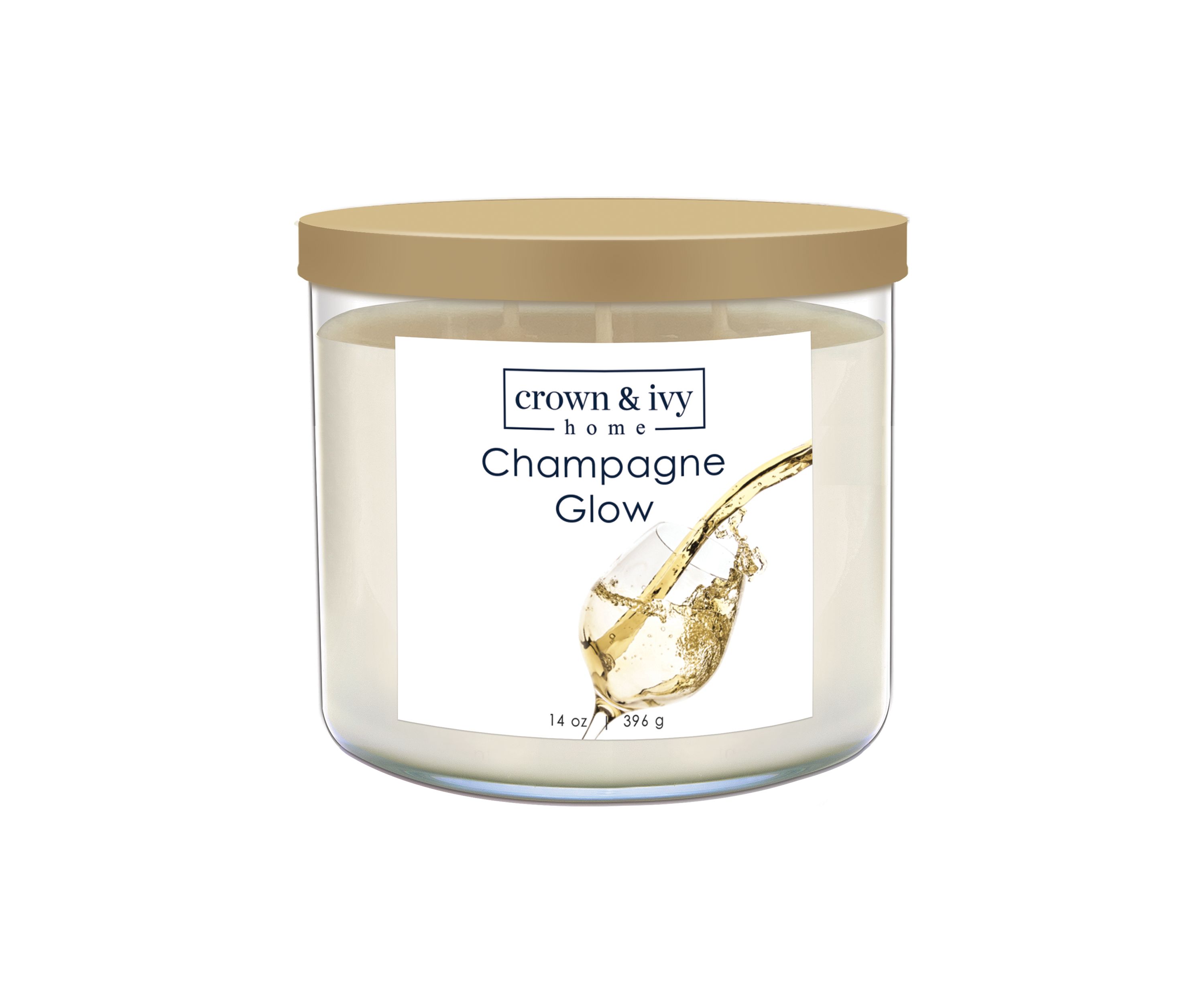 Champagne Glow Candle