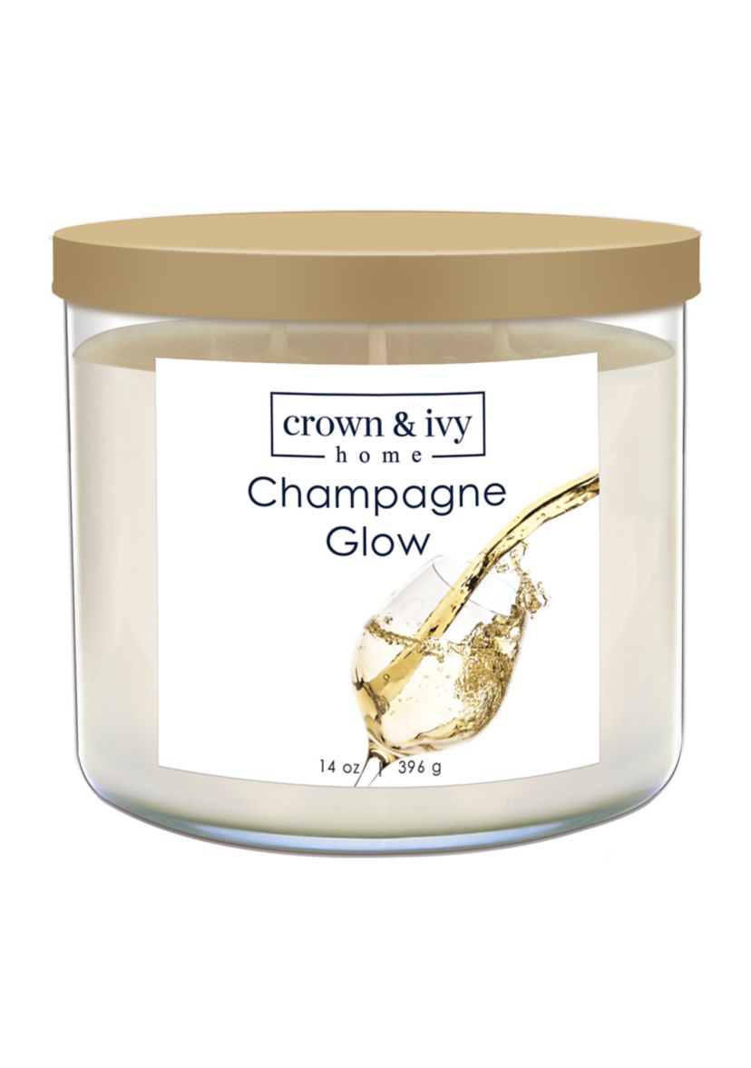 Champagne Glow Candle