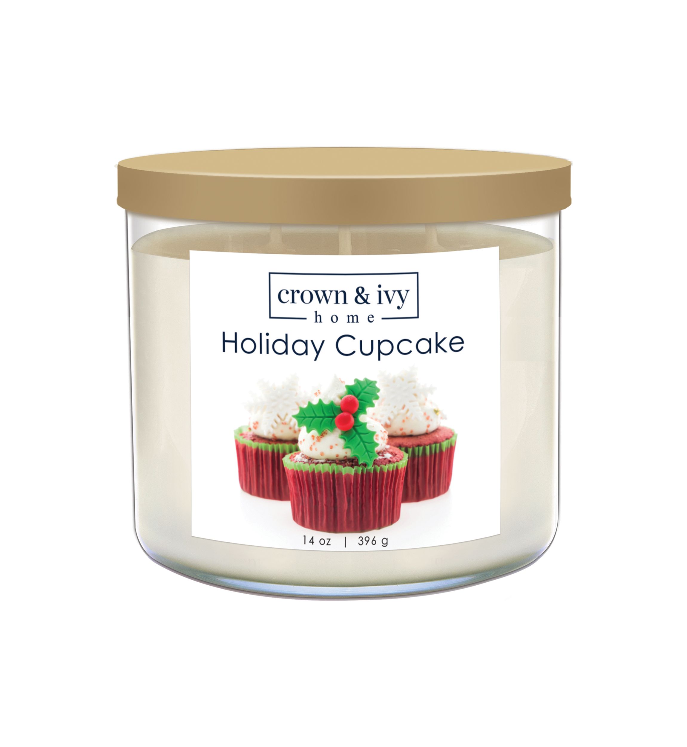 Holiday Cupcake Scented Candle 