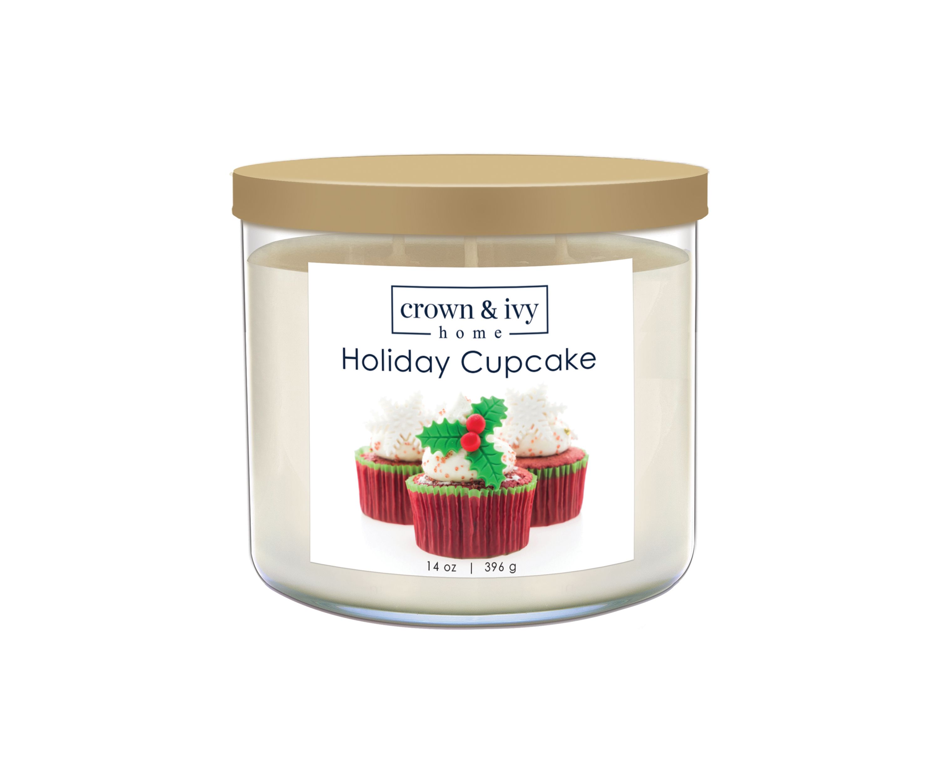 Holiday Cupcake Scented Candle 