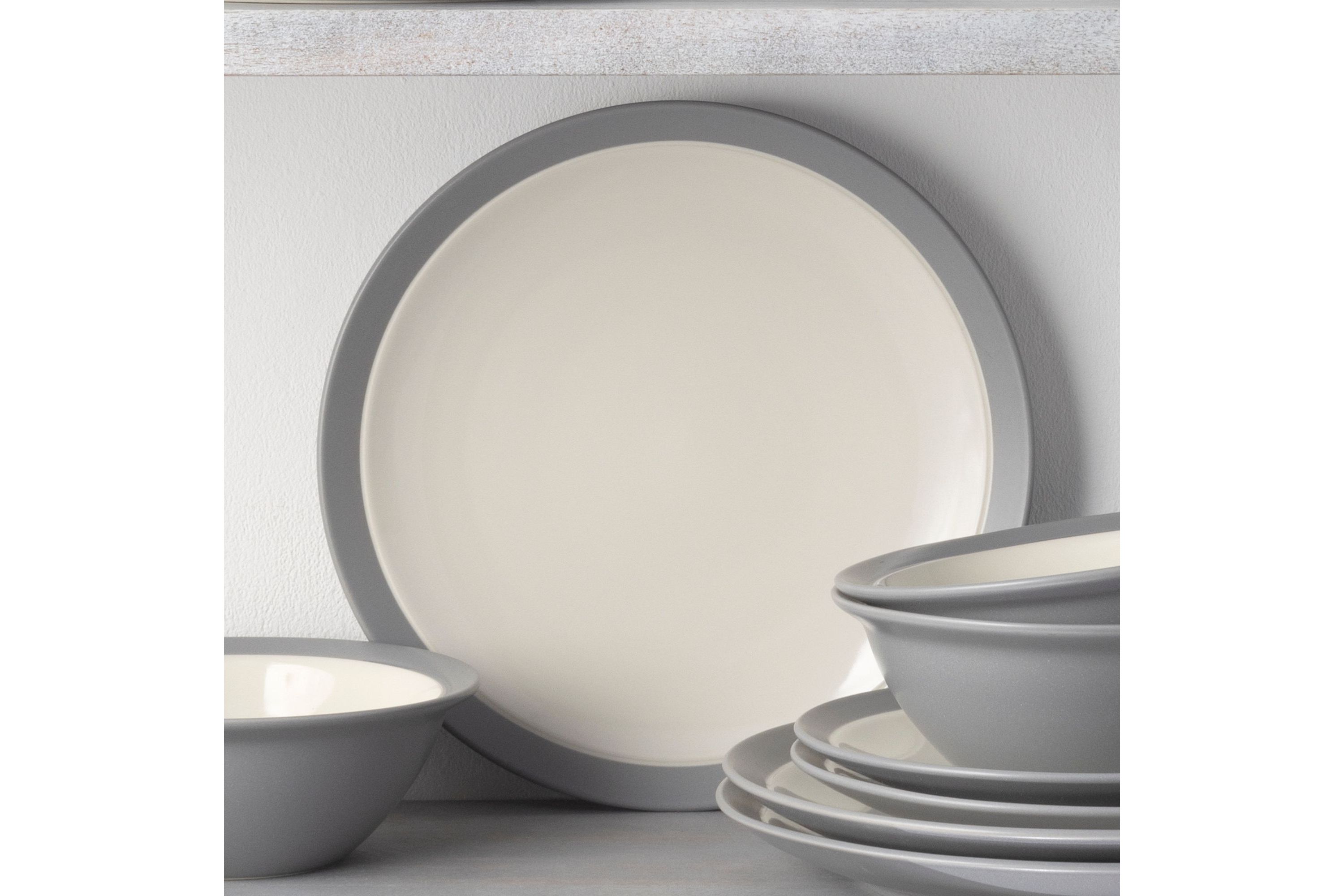 Colorwave Set Of 4 Curve Dinner Plate 11"
