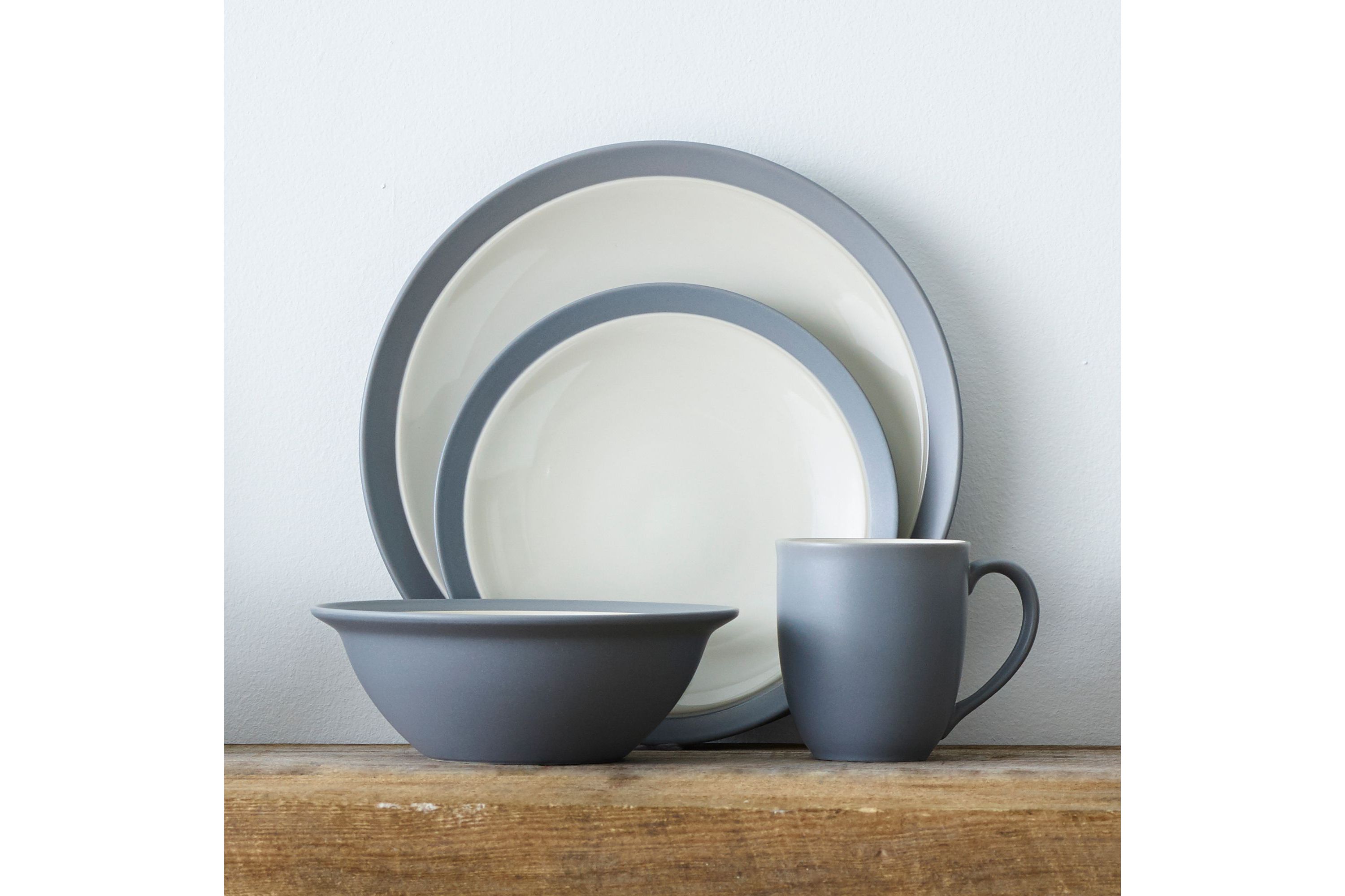 Colorwave Set Of 4 Curve Dinner Plate 11"