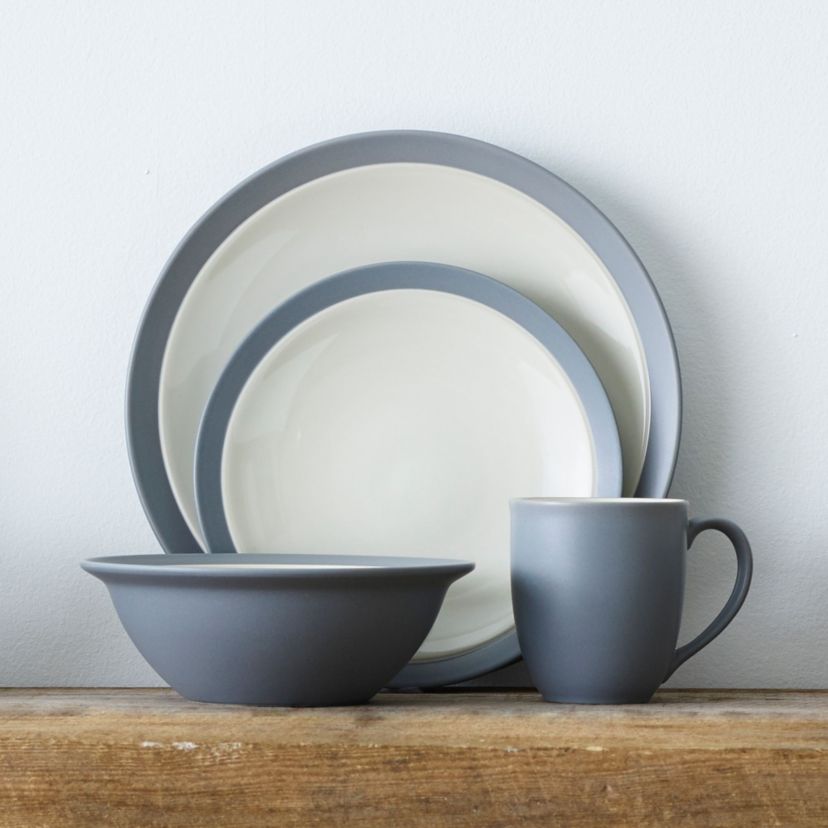 Colorwave Set Of 4 Curve Dinner Plate 11"