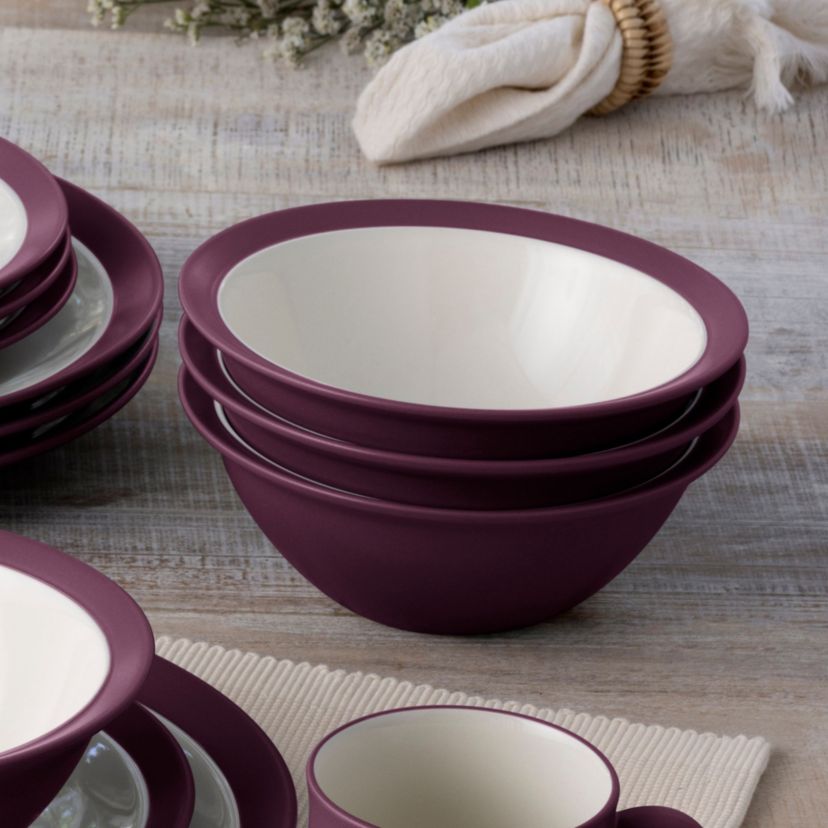 Colorwave Set Of 4 Curve Soup/Cereals, 7", 22 Oz.