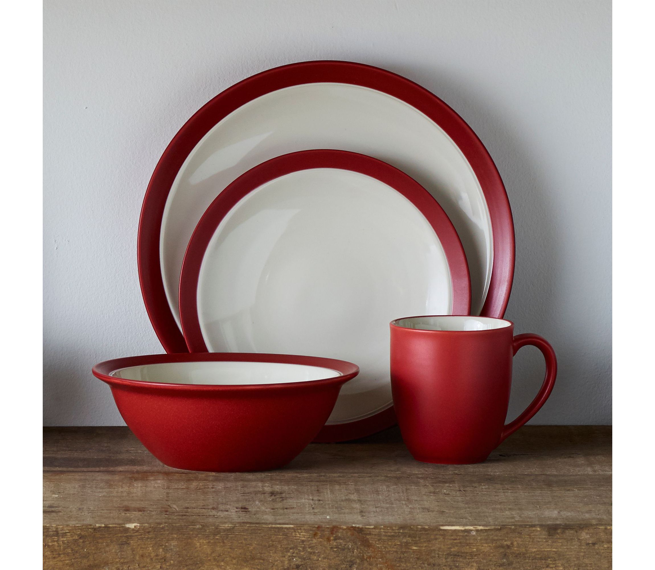 Colorwave 4-Piece Curve Place Setting, Service for 1
