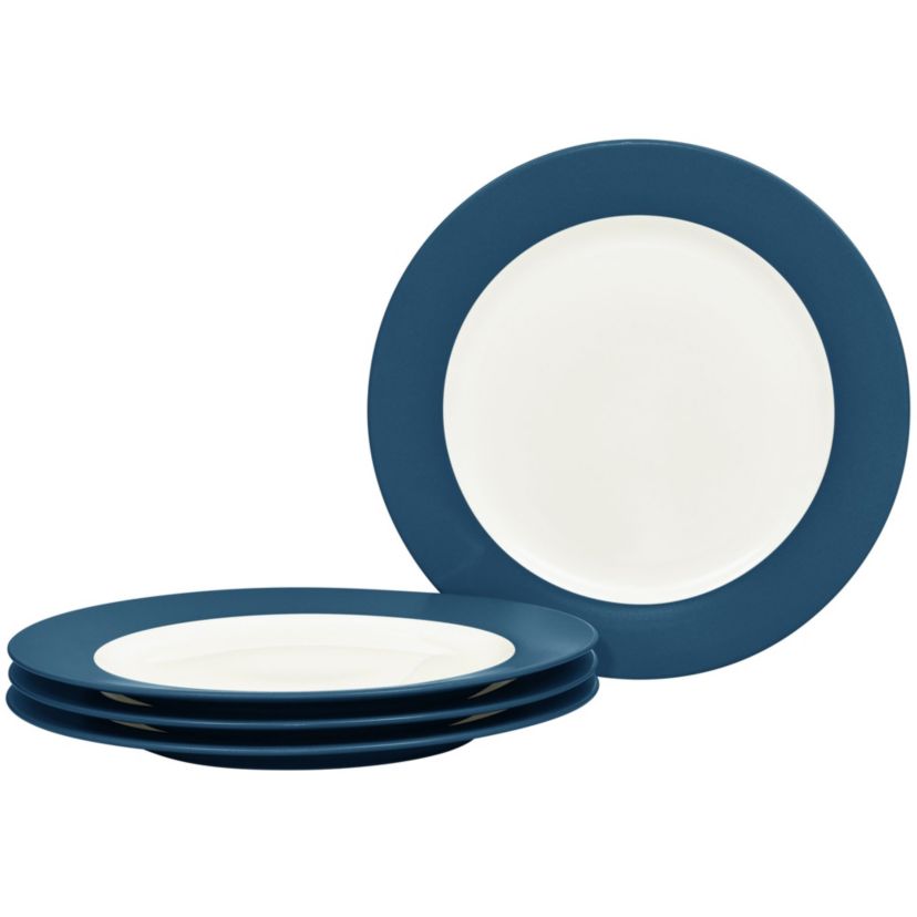 Colorwave Set Of 4 Rim Salad Plates, 8-1/4"