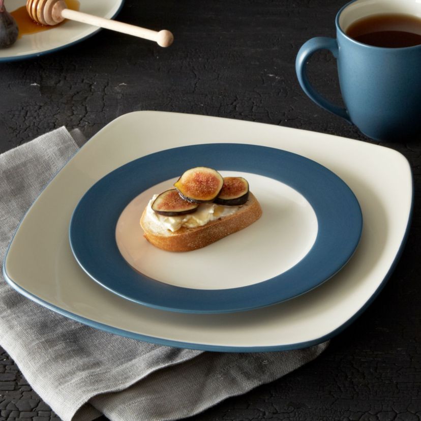 Colorwave Set Of 4 Rim Salad Plates, 8-1/4"