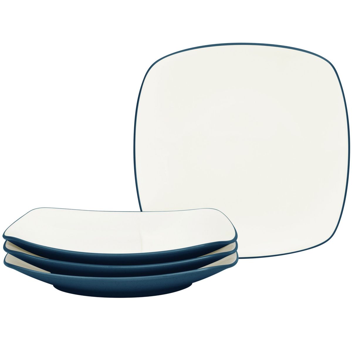 Colorwave Set Of 4 Square Salad Plates, 8-1/4"