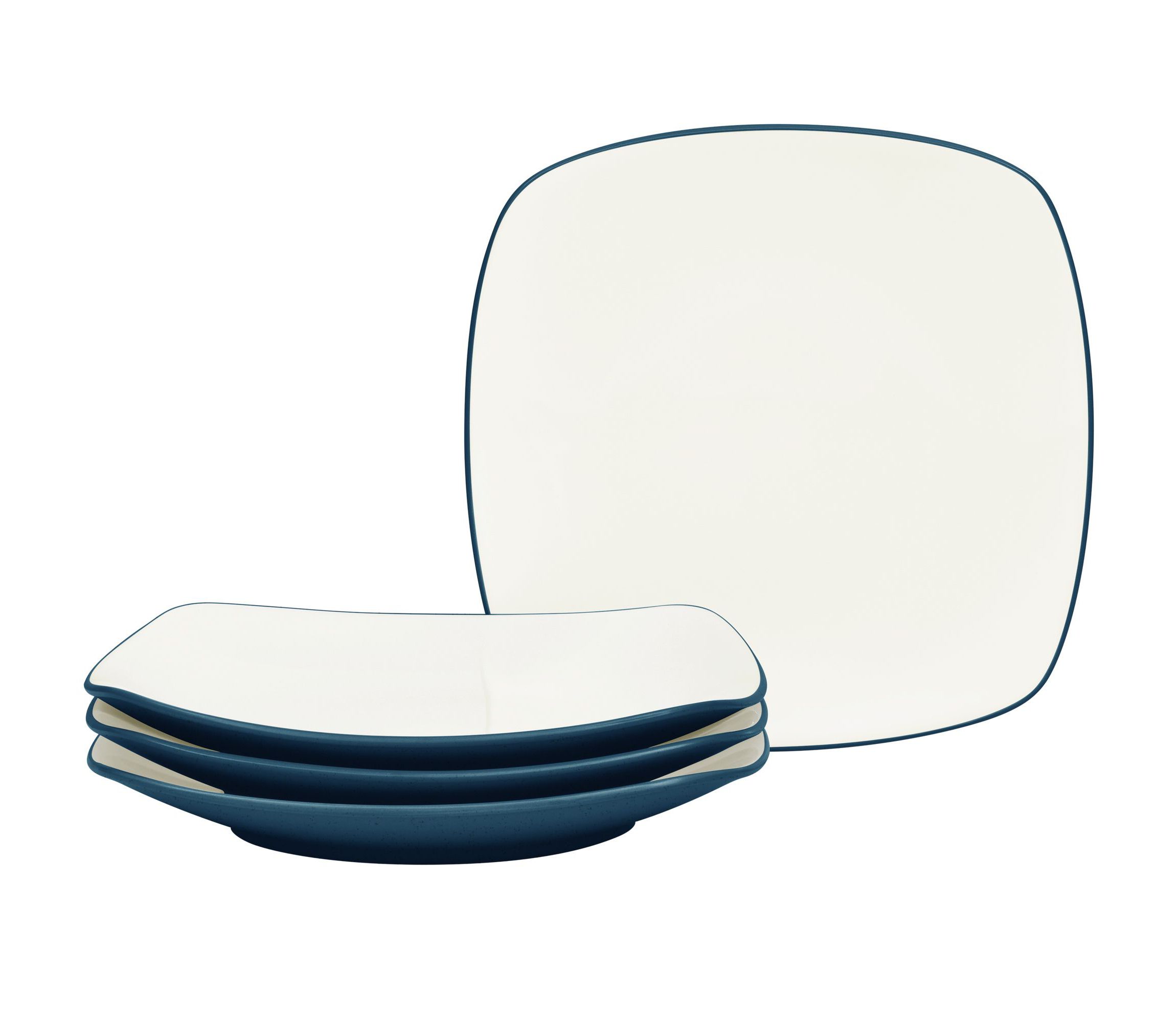 Colorwave Set Of 4 Square Salad Plates, 8-1/4"