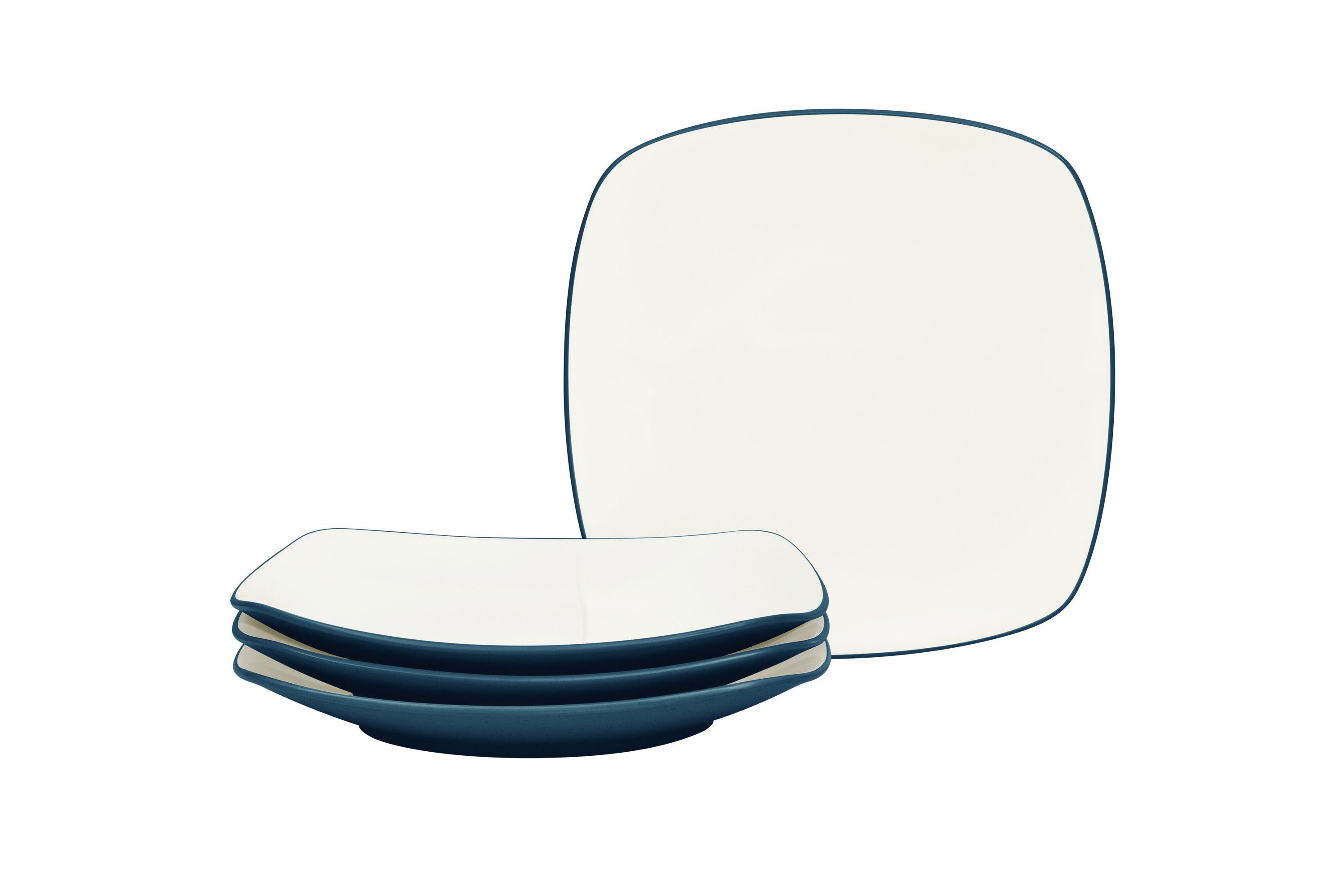 Colorwave Set Of 4 Square Salad Plates, 8-1/4"