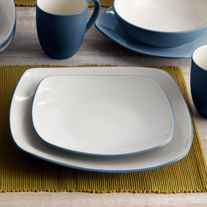 Colorwave Set Of 4 Square Salad Plates, 8-1/4"
