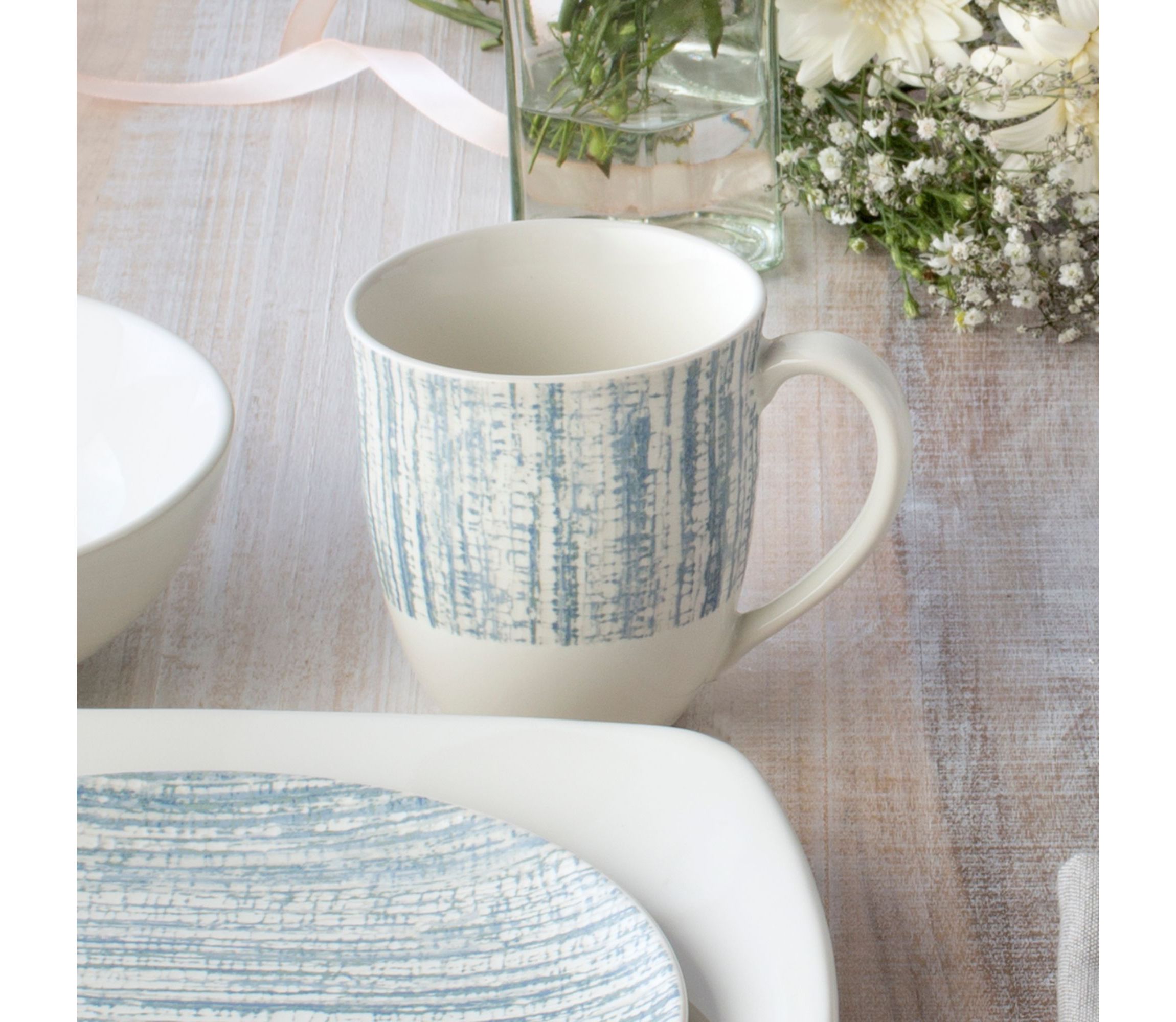 Colorwave Weave Set Of 4 Mugs, 12 oz.