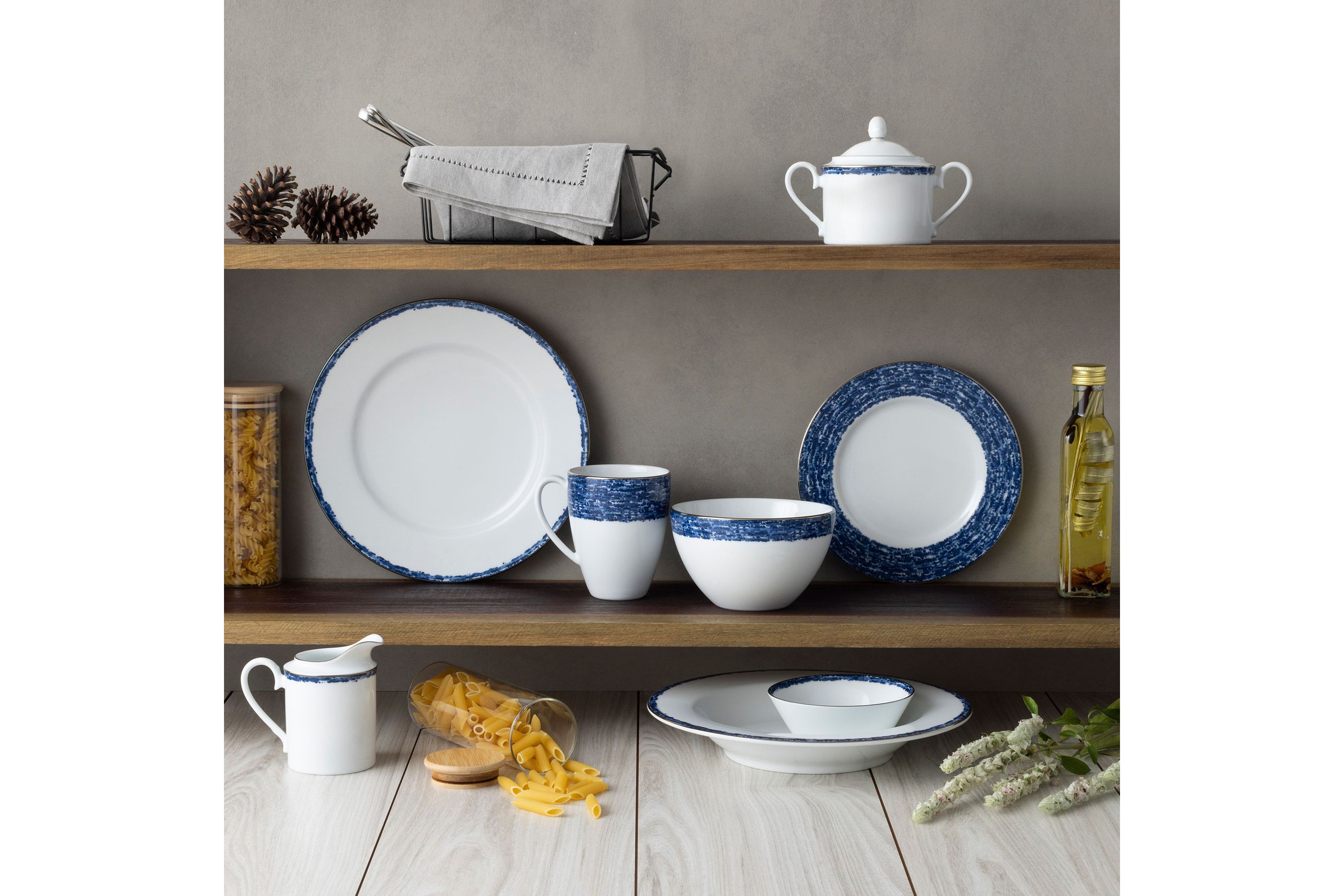 Rill Set Of 4 Bread & Butter/Appetizer Plates, 6-1/2"