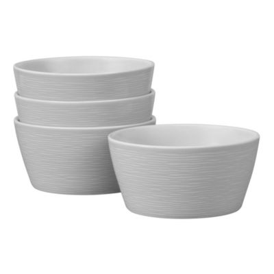 Noritake Colorscapes Set Of 4 Cereal Bowls, 7-1/2", Grey