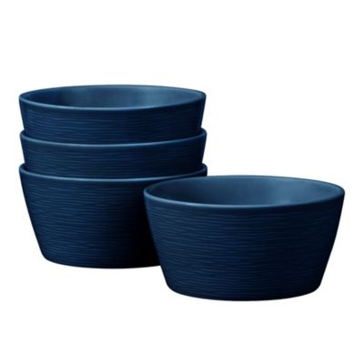 Noritake Colorscapes Set Of 4 Cereal Bowls, 7-1/2", Navy Blue