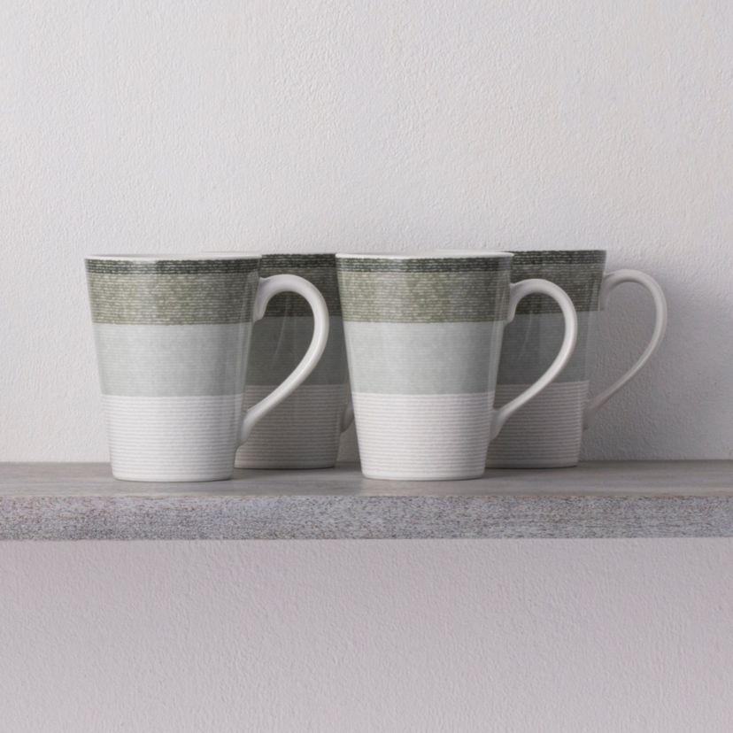 Colorscapes Layers Set Of 4 Mugs, 12 oz.