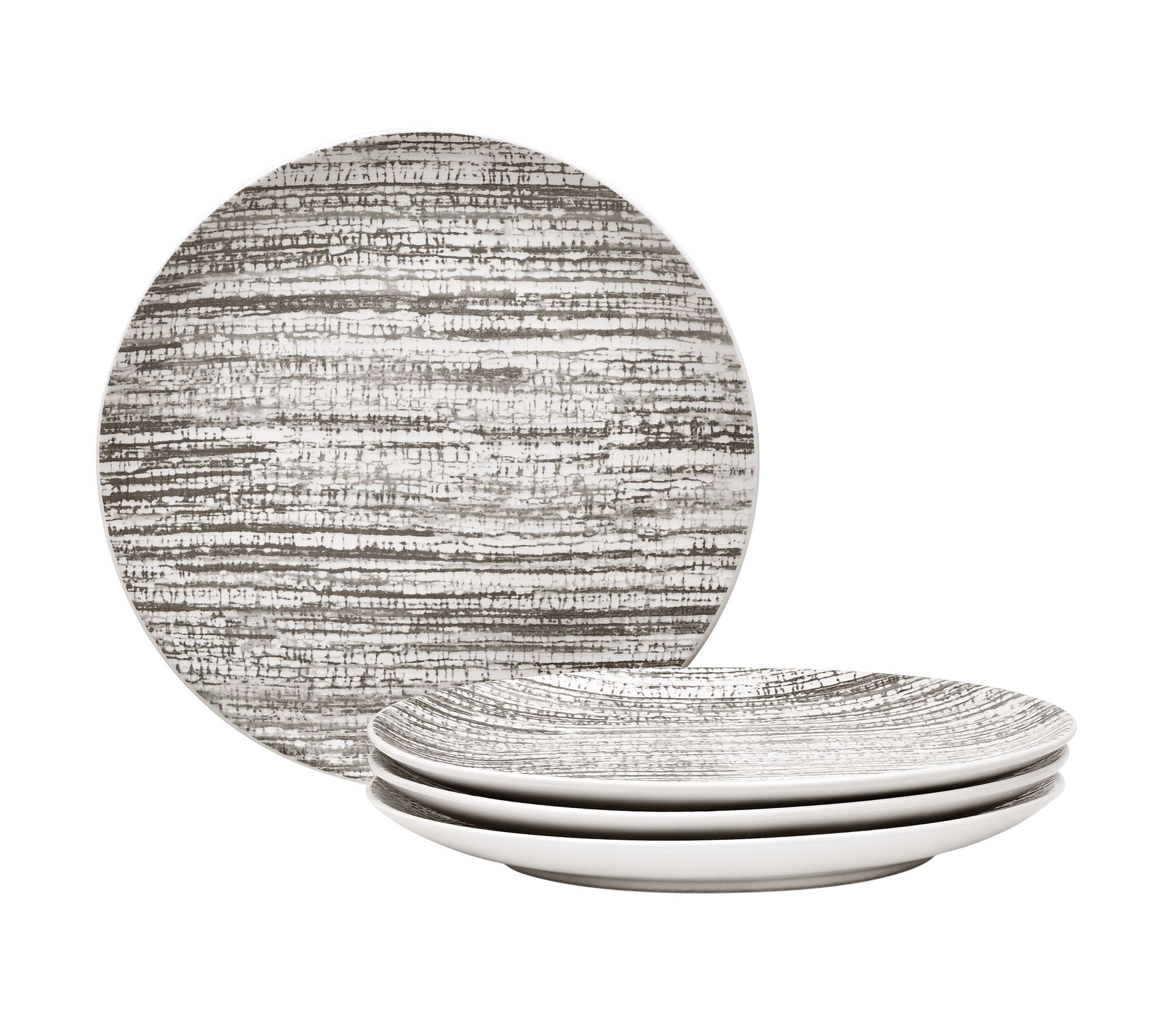 Colorwave Weave Set Of 4 Accent Plates, 8.25"