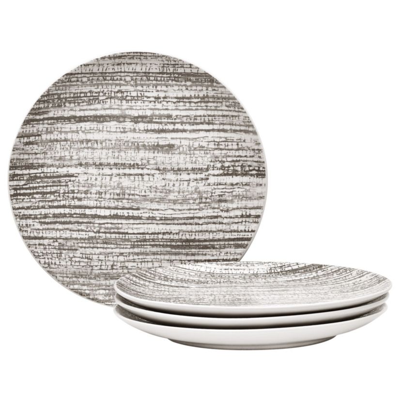 Colorwave Weave Set Of 4 Accent Plates, 8.25"