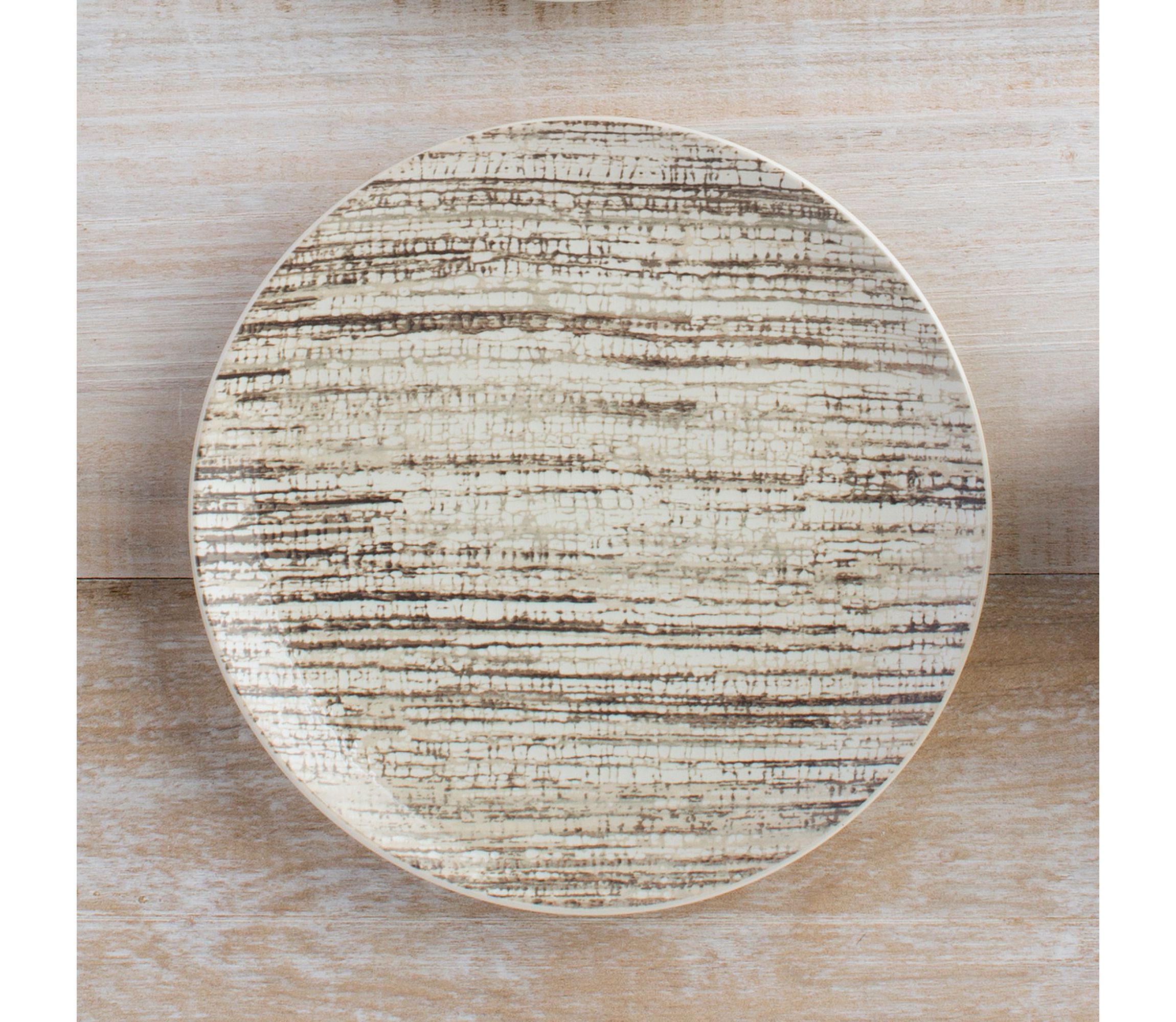 Colorwave Weave Set Of 4 Accent Plates, 8.25"