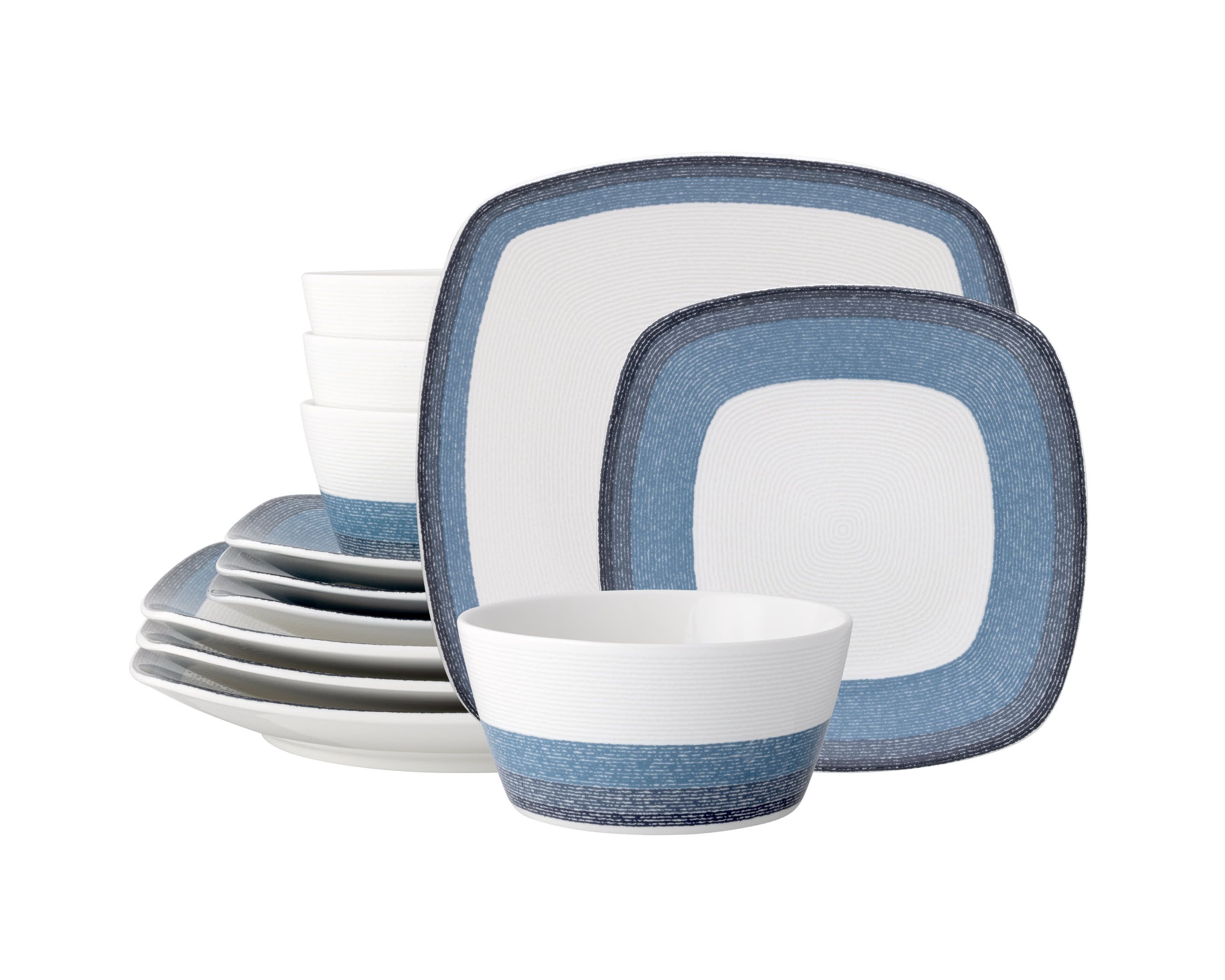 Colorscapes Layers 12-Piece Square Set