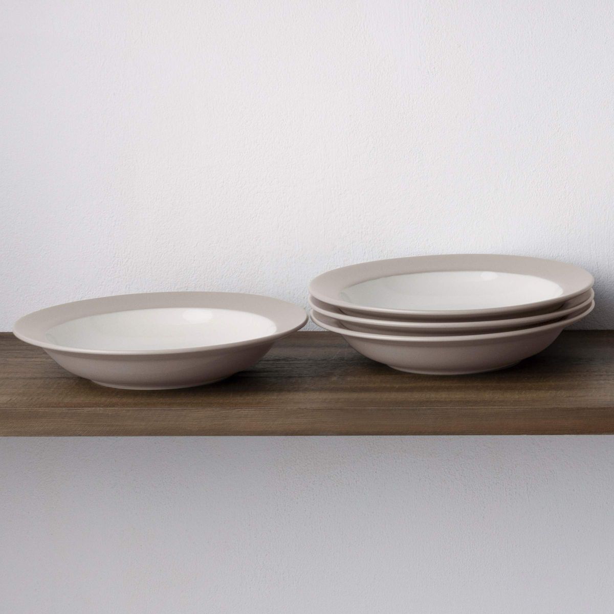 Colorwave Set Of 4 Pasta/Rim Soups, 8-1/2", 20 oz.