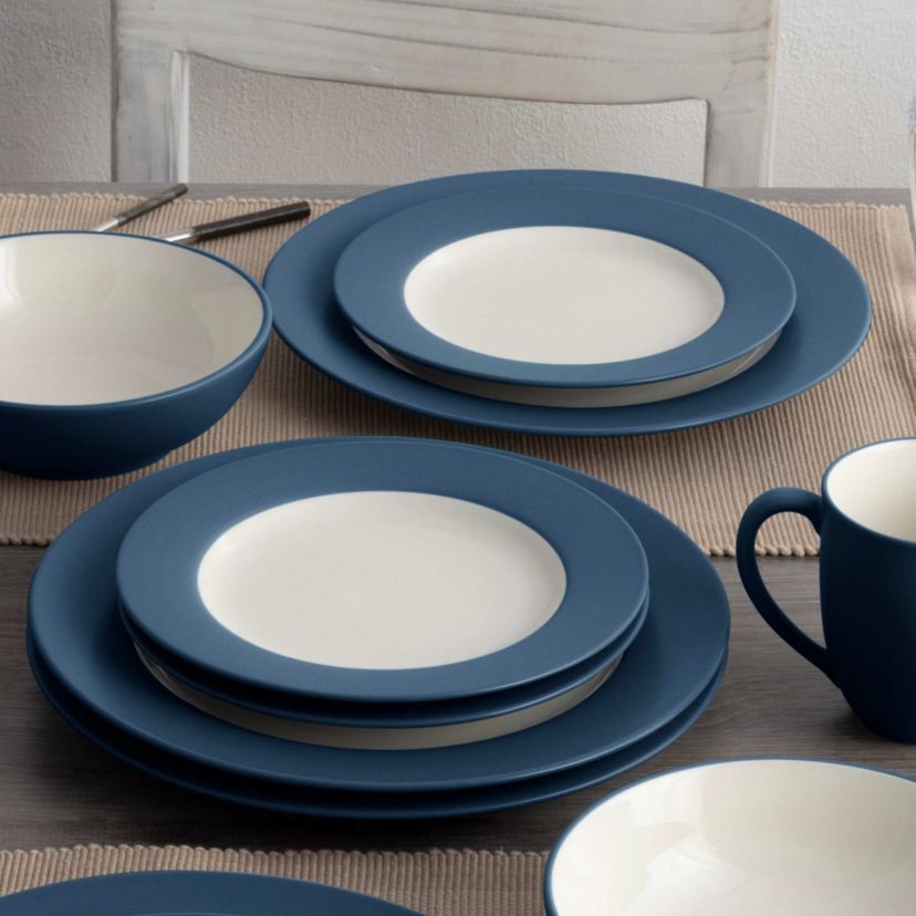 Colorwave Set Of 4 Rim Salad Plates, 8-1/4"