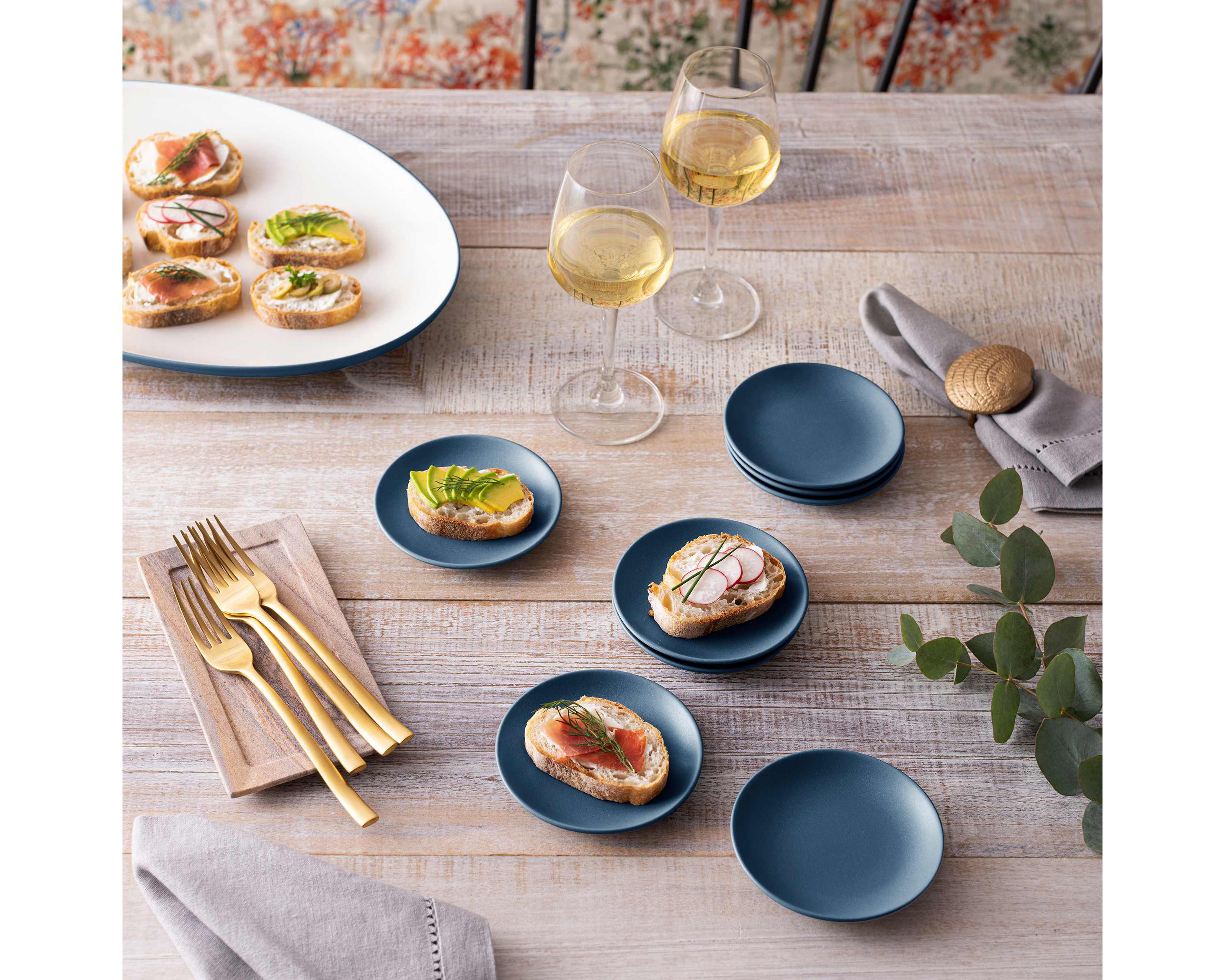 Colorwave Set Of 8 Side/Prep Dishes, 4-1/2"