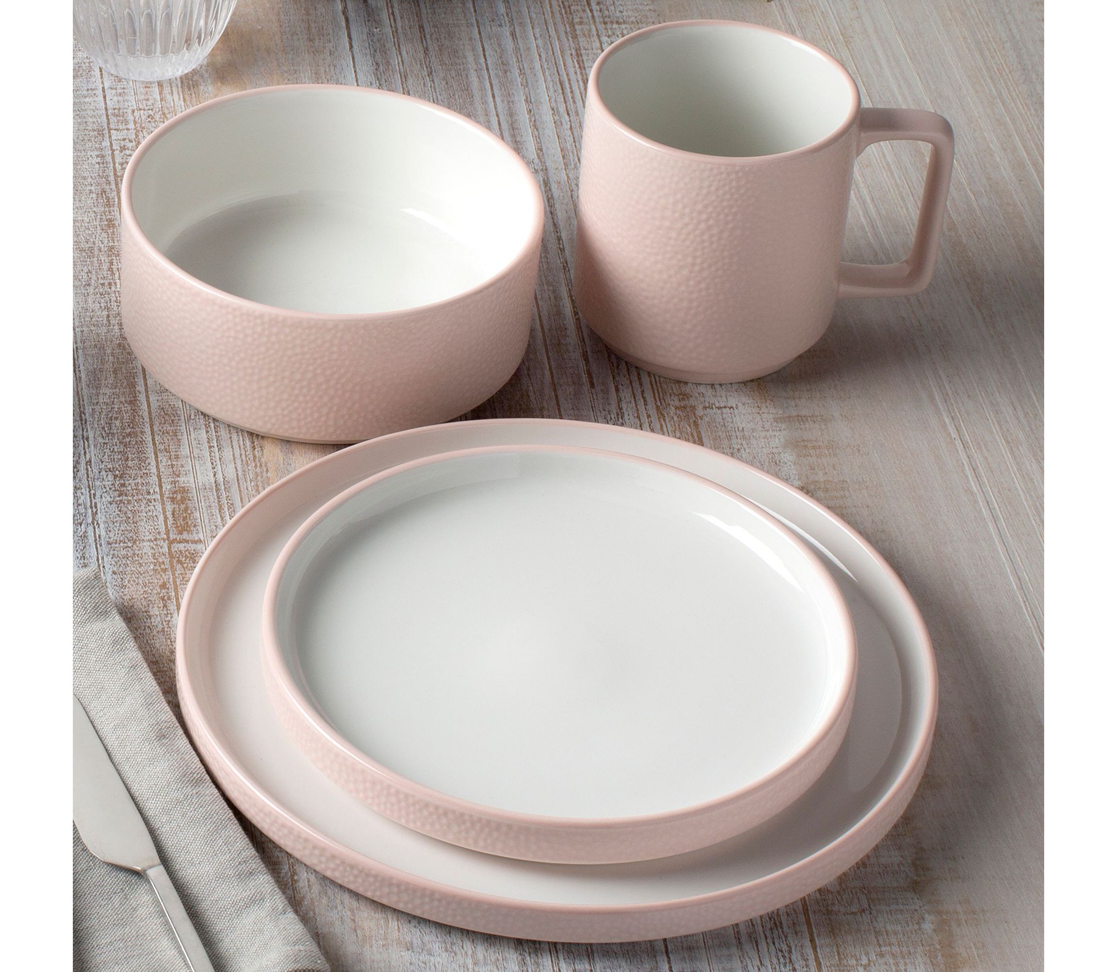 Colortex Stone 4-Piece Place Setting, Service for 1